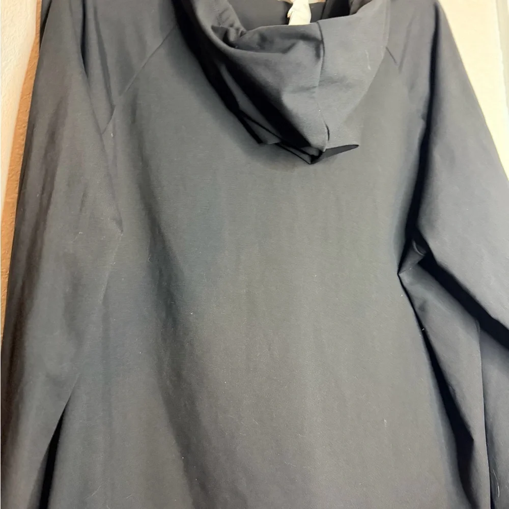 Black Fabletics Women’s 2xl Hooded Jackets Full Zip Long - Picture 4 of 6